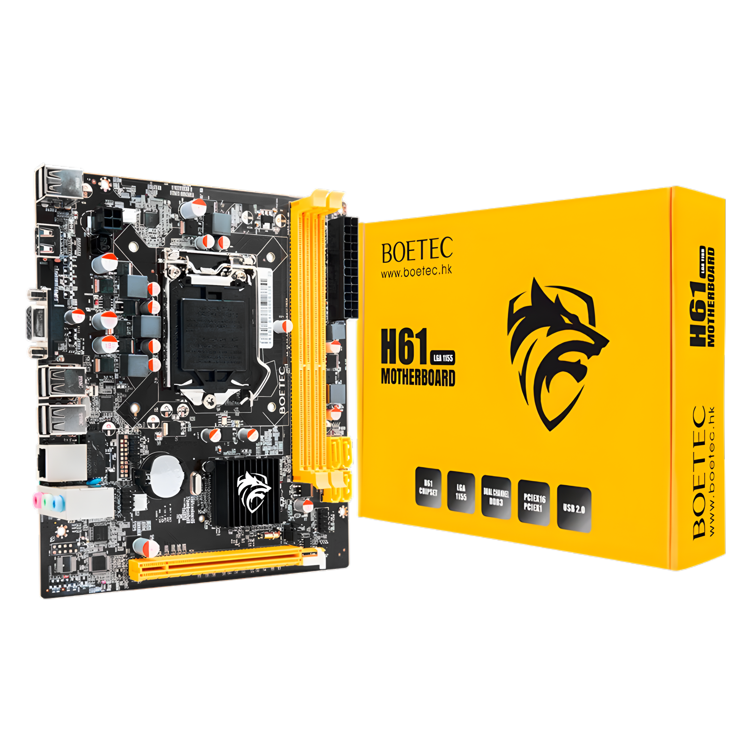 BOETEC Motherboard H61
