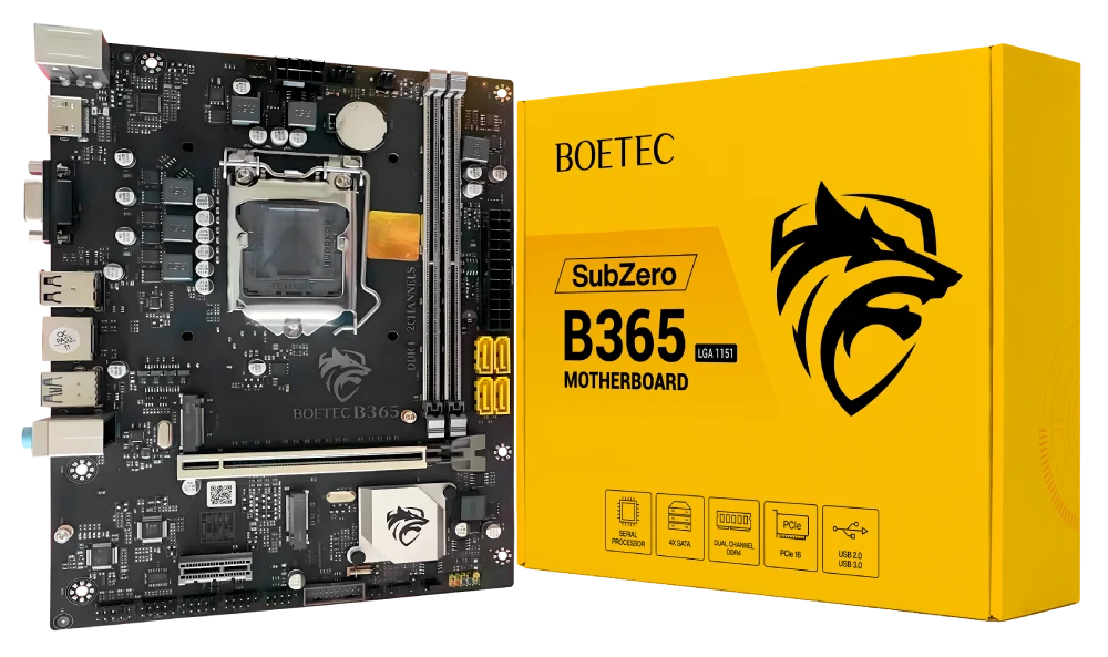 BOETEC Motherboard B365 SUBZERO