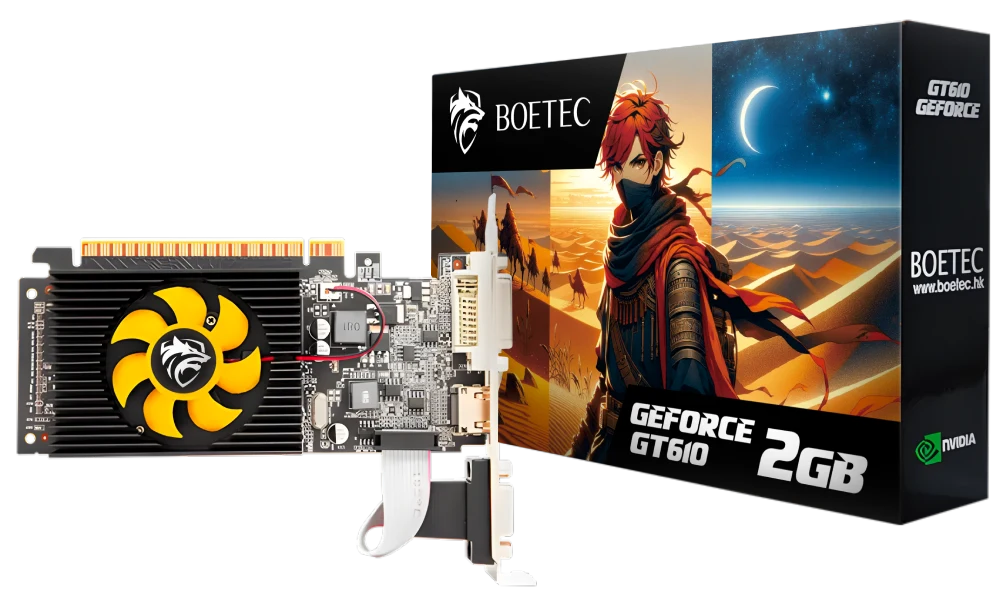 GeForce GT 610 — 2GB DDR3