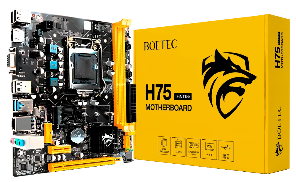 BOETEC Motherboard H75