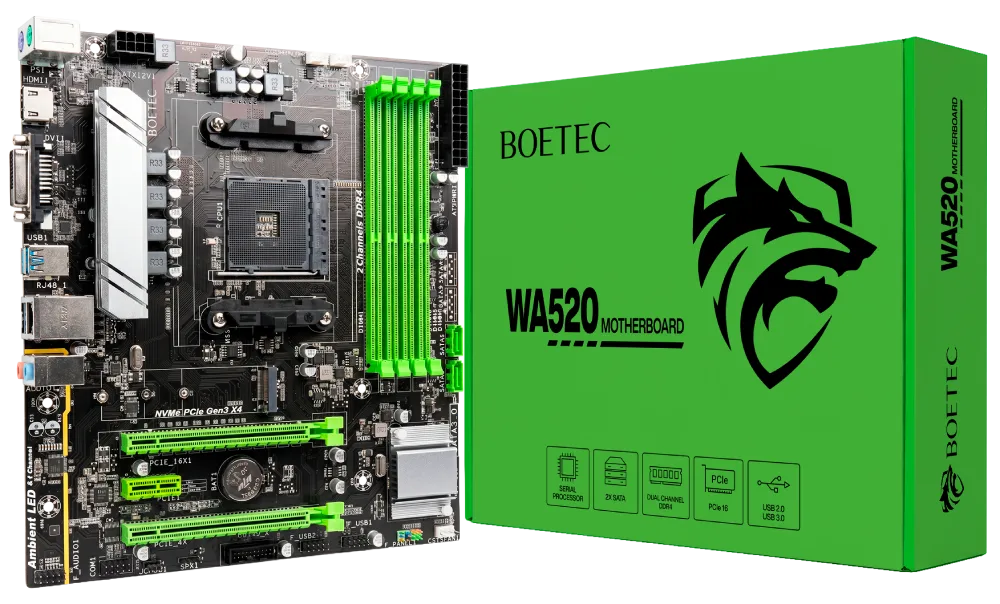 BOETEC Motherboard WA520 Plus